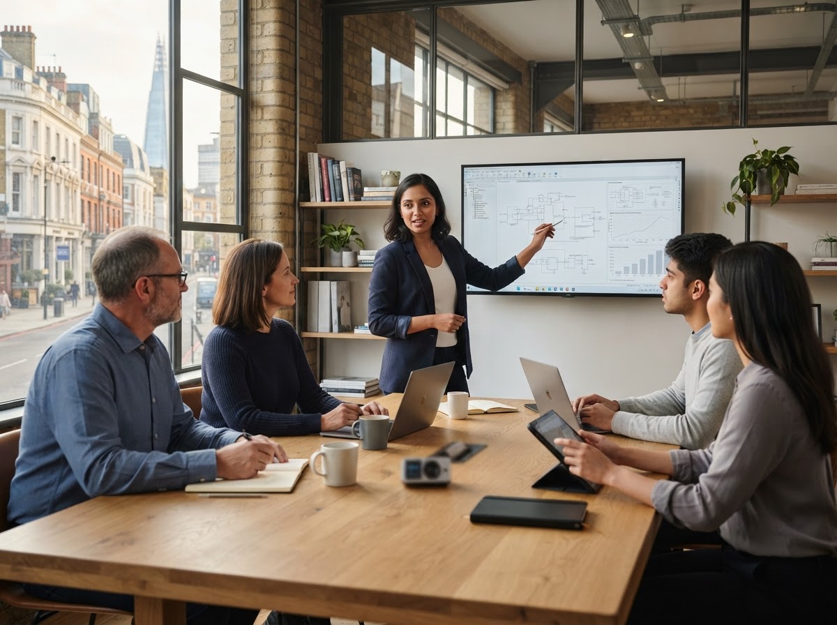 Dinetula Vora team workspace used for building analytical infrastructure